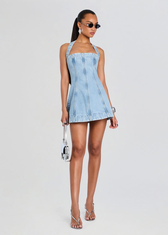 RETROFETE VIVARA DENIM DRESS
