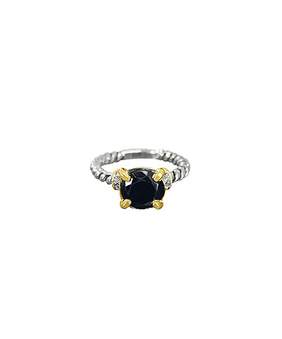 GS CZ ROUND CUT FASHION RING
