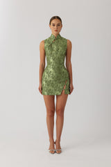SAU LEE INES BROCADE DRESS