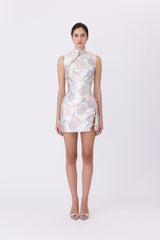 SAU LEE INES BROCADE DRESS