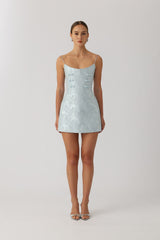 SAU LEE ANDI BROCADE DRESS