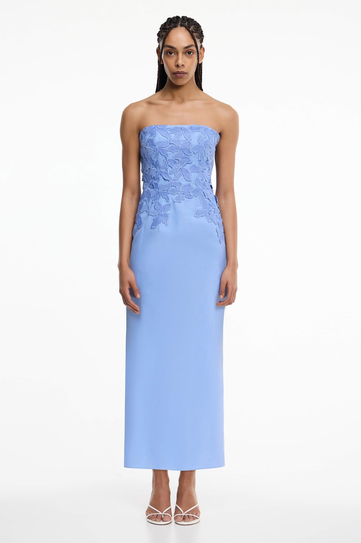 SIGNIFICANT OTHER IDETTE STRAPLESS MIDI DRESS