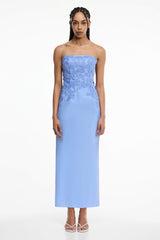 SIGNIFICANT OTHER IDETTE STRAPLESS MIDI DRESS