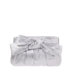 SONDRA ROBERTS CRINKLE BOW CLUTCH
