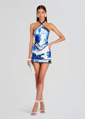 RETROFETE ADELAIDE SILK DRESS