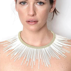 LEYLA GANS STARBURST NECKLACE