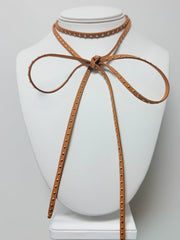 LINKANDLOVE STUDDED WRAP NECKACE