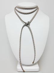 LINKANDLOVE STUDDED WRAP NECKACE