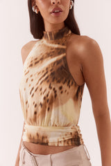 SOVERE ODETTE HALTER TOP