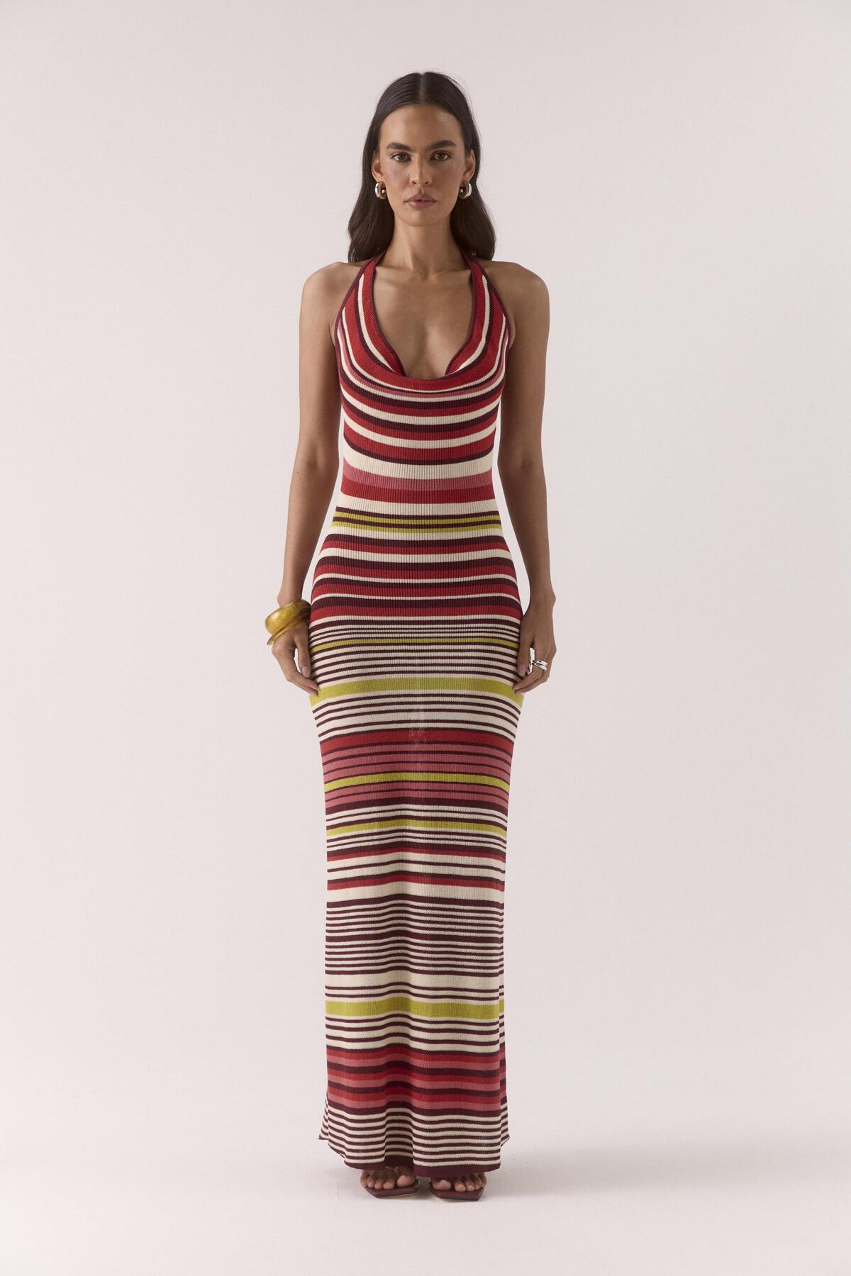 SOVERE PANDORA KNIT MAXI DRESS