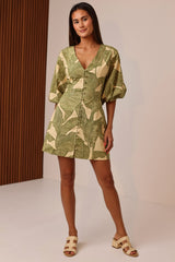 SHORE SHAYLA SEAMED MINI DRESS