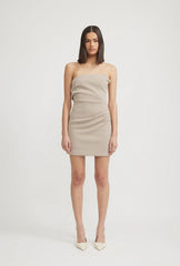 TOJHA DESI BONDED-CREPE DRESS
