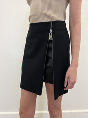 THEO HERA LAYERED ZIP SKIRT