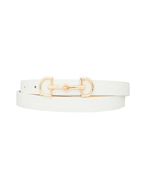 GS HORSEBIT BUCKLE SKINNY BELT