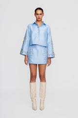 THE WOLF GANG SEDA MINI SKIRT