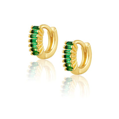 SAHIRA VIOLA EMERALD CZ HUGGIES