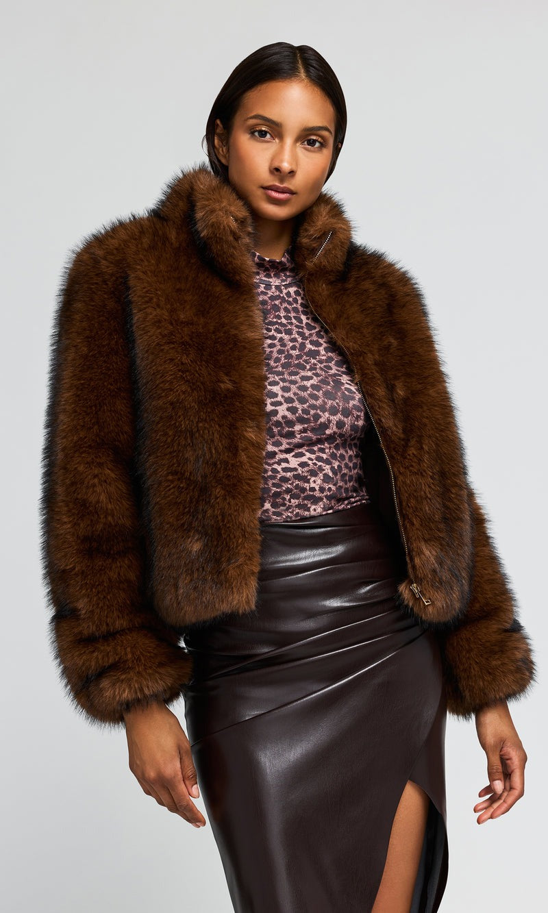 GENERATION LOVE JAMIE FAUX FUR JACKET