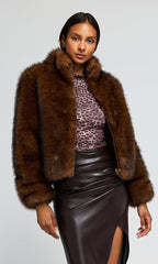 GENERATION LOVE JAMIE FAUX FUR JACKET