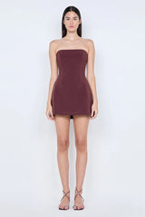 BEC + BRIDGE ROMEE STRAPLESS MINI DRESS