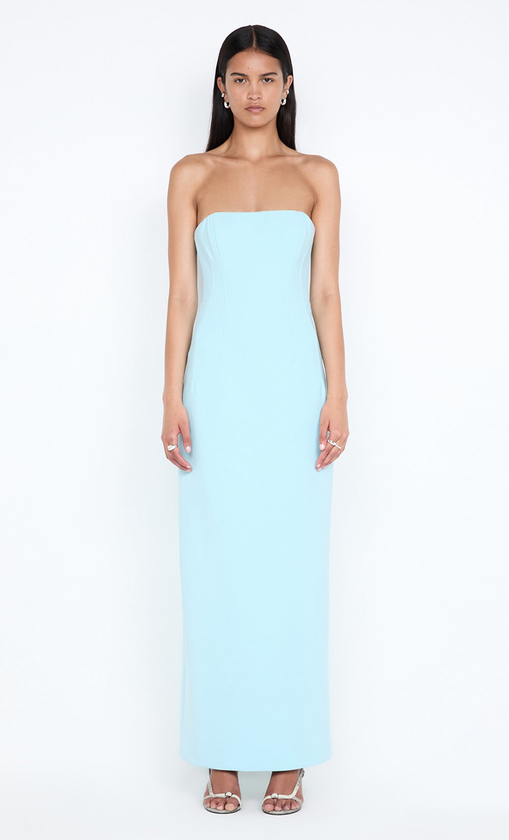 BEC + BRIDGE ROMEE STRAPLESS MAXI DRESS