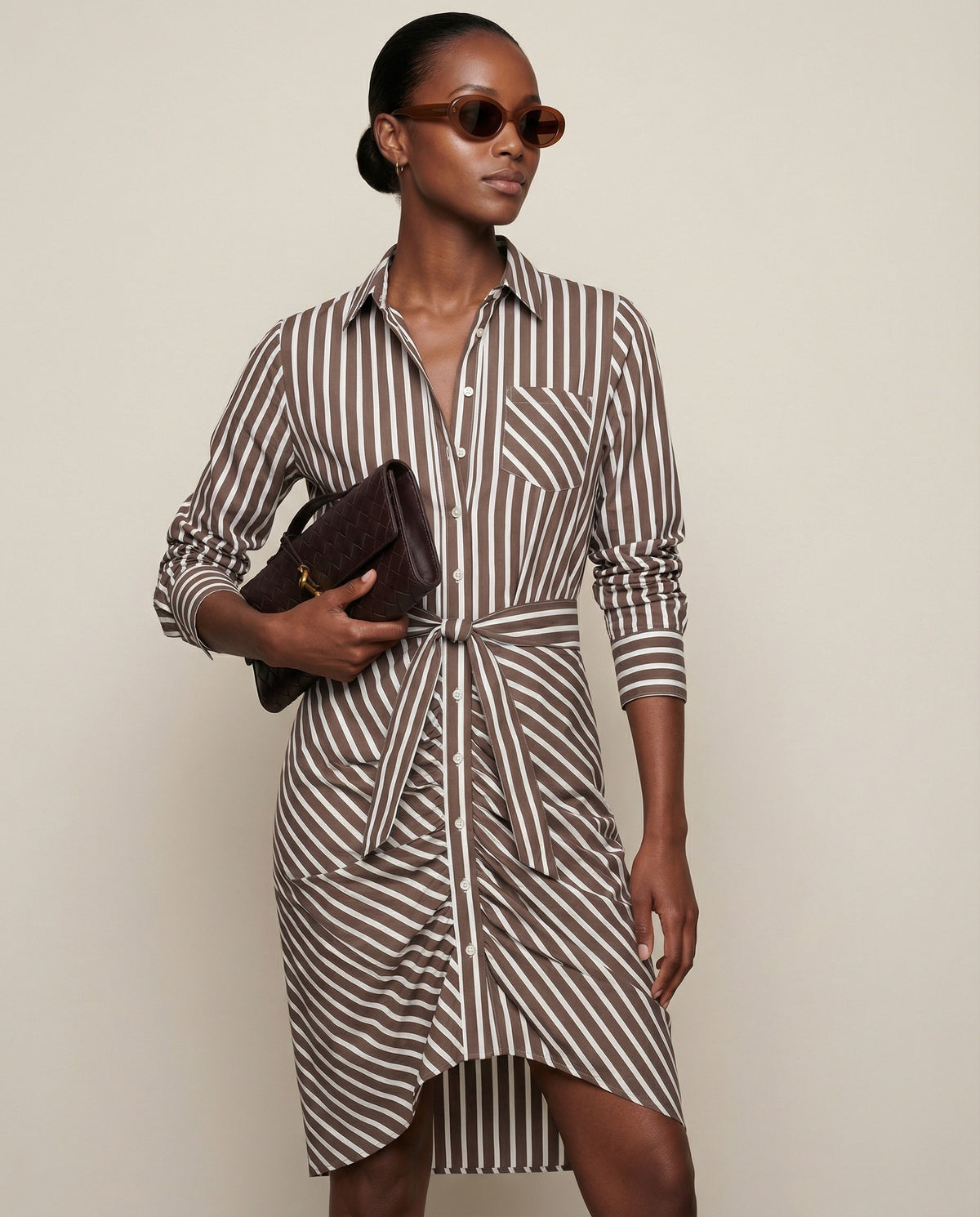 THE SHIRT THE WRAP FRONT DRESS
