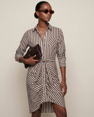 THE SHIRT THE WRAP FRONT DRESS