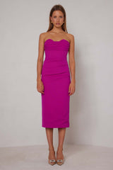 ELLE ZEITOUNE ZARIA MIDI DRESS