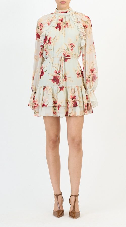 CINQ A SEPT WILTED POPPY SYLVIANE DRESS