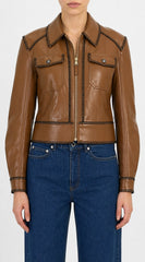 CINQ A SEPT WHIPSTITCH KIMMY JACKET